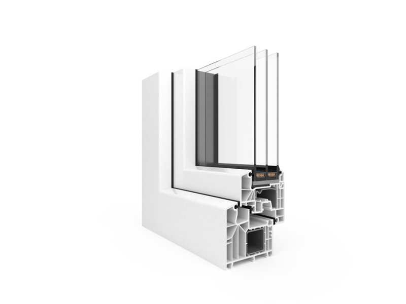 Dettaglio profilo serramento in PVC - Viva Standard