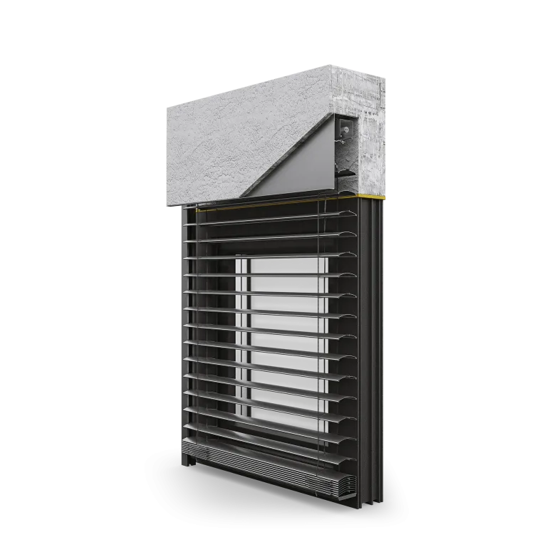 Frangisole in alluminio per schermatura solare